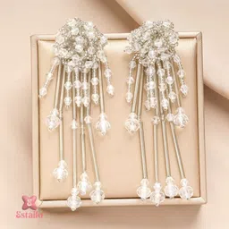 Estailo fashion Teardrop Shaped Drop Earrings-picture-13