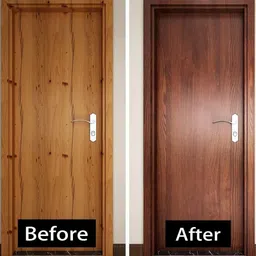 SUNBIRD Brown Self Adheisve Waterproof Oil Proof Peel & Stick Wallpaper image 4