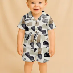 Anneca Boys Printed Shirt with Shorts-picture-44