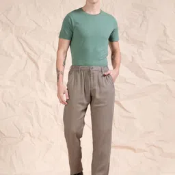 beevee Mens Regular Fit Cotton Solid Mid Rise Pyjama Men Pyjama image 5