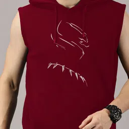 LEON Men Printed Hooded Sweatshirt image 5