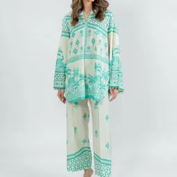 DESIGN ELEMENTS Women Printed Tunic with Trousers Co-Ord Set-picture-29