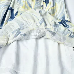 Bella Moda Floral Print Flutter Sleeve Fit & Flare Dress image 5