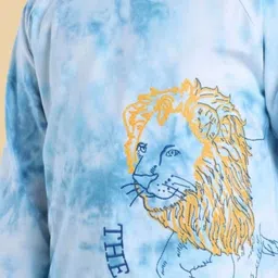 ARIAS By LARA DUTTA Boys Simba Printed Round Neck Cotton T-shirt image 4