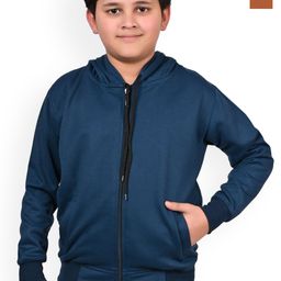 BAESD Boys Pack of 2 Hooded Solid Lightweight Bomber Jackets-picture-2