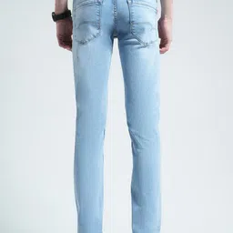 Monte Carlo Men Regular Fit Mid-Rise Low Distress Jeans image 2