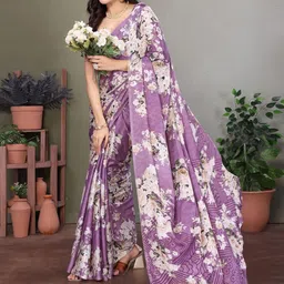 KALINI Floral Silk Blend Tussar Saree-picture-33