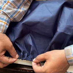 AMARUD 2Pcs Navy Blue Air Conditioner Covers image 5