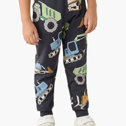 Juniors by Babyshop Boys Printed Relaxed Fit Joggers-picture-29