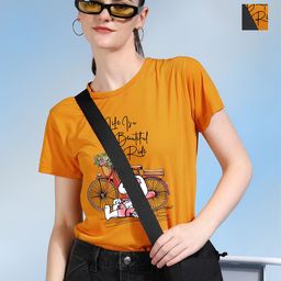 Metronaut Women 2 Printed Bio Finish T-shirt-image-75