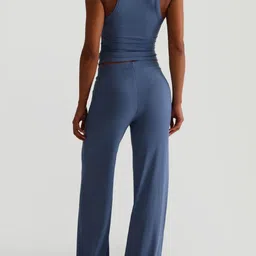 Outzidr Shoulder Strap Sleeveless Top With Trouser image 2