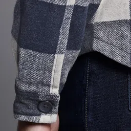 Allen Solly Checked Shirt Style Tailored Jacket image 5