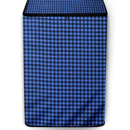 The Furnishing Tree Blue Printed Washing Machine Cover-picture-24
