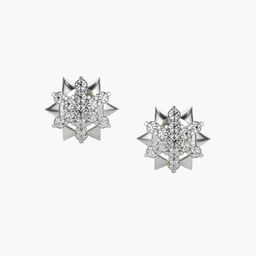 VALANOVA 18K White Gold 0.26 Ct Lab Grown Diamond Earrings-picture-48