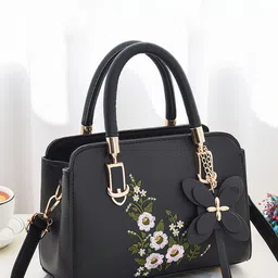 StyleCast Women Floral Printed Structured Embroidered Handheld Bag-picture-25