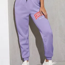 TABADTOD Women Printed Relaxed Loose Fit Joggers Trousers-image-79