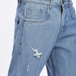 BEVDAAS Men High-Rise Light Fade Jeans image 4