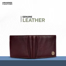 hammonds flycatcher Men Casual, Formal, Evening/Party, Travel, Trendy Brown Genuine Leather RFID Wallet image 2