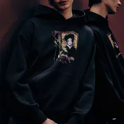 H&M Oversized Fit Printed Hoodie Sweatshirt-picture-33