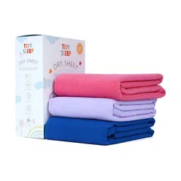 TIDY SLEEP Pink 3 Pieces Cotton Waterproof & Breathable Mattress Protectors-picture-8