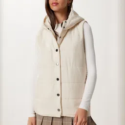Happiness istanbul Women Solid Mock Collar Long Sleeves Jacket-picture-31