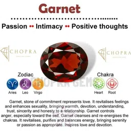 elitemart Gold-Plated Garnet Stone Studded Finger Ring image 2