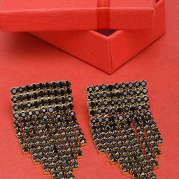 KPOP Gold Plated Contemporary Drop Earrings-picture-22