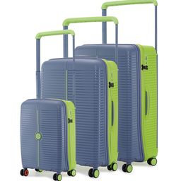 Nasher Miles Unisex Dubai TSA Lock Hard-Sided Polypropylene Set of 3 Grey Trolley Bags-picture-39