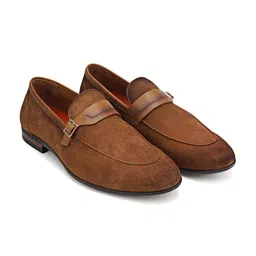 ROSSO BRUNELLO Men Leather Formal Loafers-picture-13