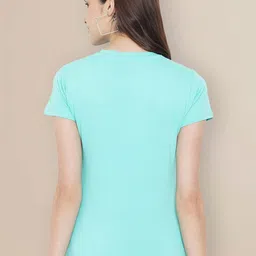 Metronaut Women Pack Of 3 Typography Printed Round Neck Cotton T-shirts image 5