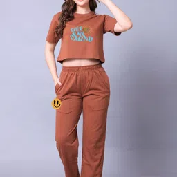 lazy lush Out My Mind Printed Cotton Co-Ords Set-picture-21