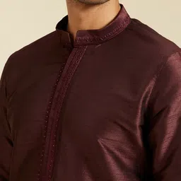 Diwas by Manyavar Mandarin Collar Straight Kurta image 3