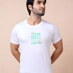 SZN Men Typography Printed Round Neck Slim Fit T-shirt image 1