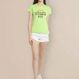 Metronaut Women Typography 2 Printed T-shirt image 5