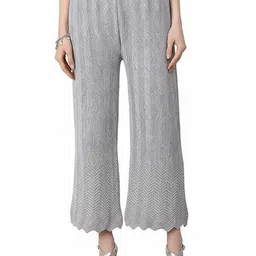 Thrifty Thread Women Geometric Printed Regular Fit Mid Rise Cotton Trousers-image-94
