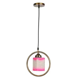 1ST TIME White & Pink 2 Pieces Printed Rectangle Ceiling Lamps-picture-35