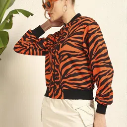 TANDUL Women Fleece Lightweight Open Front Jacket image 4