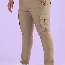 BIG HELLO Men Original Regular Fit Mid-Rise Flexfit Urban Cotton Cargos Jeans image 5