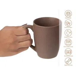 BODHI HOUSE Brown Solid Ceramic Matte Cups Set of Cups and Mugs image 2