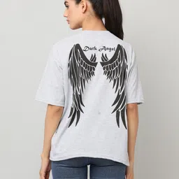 DDASPRATION Women Typography 2 Printed T-shirt image 2