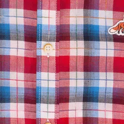 Pantaloons Junior Boys Checked Spread Collar Shirt image 2