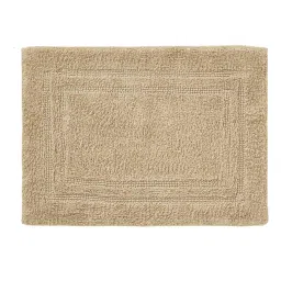 pano Beige Solid MicroFibre 14x10 Inches Antiskid Bath Mats image 4