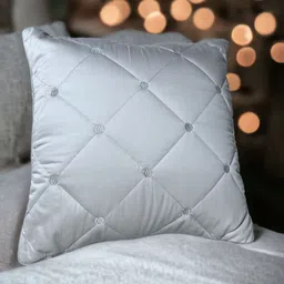 ERBA Grey Geometric Square Cushion Covers-picture-13