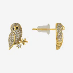 Kushal's Fashion Jewellery Gold-Plated Zircon-Studded Copper Jewellery Set image 2