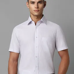 Louis Philippe Men Classic Spread Collar Micro Ditsy Printed Cotton Casual Shirt-picture-38