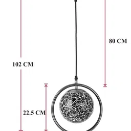SOMIL Printed Glass Cylinder Ceiling Lamps image 4