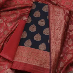 Meena Bazaar Woven Design Unstitched Dress Material-picture-14