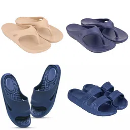 Feel alive Men Set of 4 Lightweight Flip Flops-picture-15