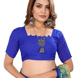 Moda Rapido Floral Poly Georgette Saree image 4