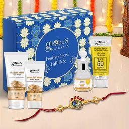Globus naturals Set Of 4 Multani Mitti Skin Care Rakhi Gift Box-picture-11
